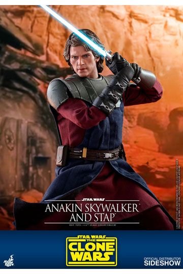 Star Wars The Clone Wars Action Figure 1/6 Anakin Skywalker & STAP 31 cm