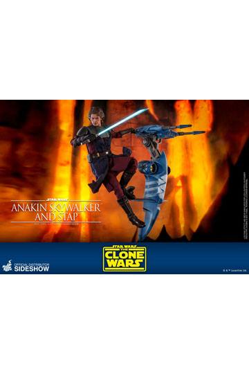Star Wars The Clone Wars Action Figure 1/6 Anakin Skywalker & STAP 31 cm