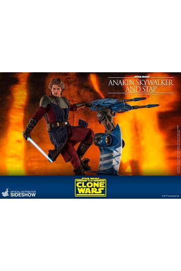 Star Wars The Clone Wars Action Figure 1/6 Anakin Skywalker & STAP 31 cm