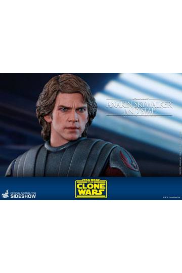 Star Wars The Clone Wars Action Figure 1/6 Anakin Skywalker & STAP 31 cm