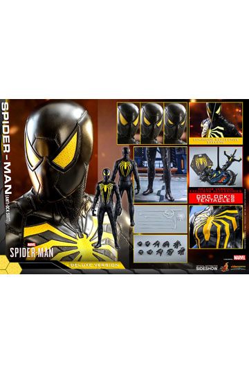 Marvel's Spider-Man Video Game Masterpiece Action Figure 1/6 Spider-Man (Anti-Ock Suit) Deluxe 30 cm