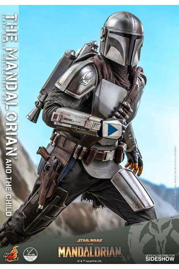 Star Wars The Mandalorian Action Figure 2-Pack 1/4 The Mandalorian & The Child 46 cm