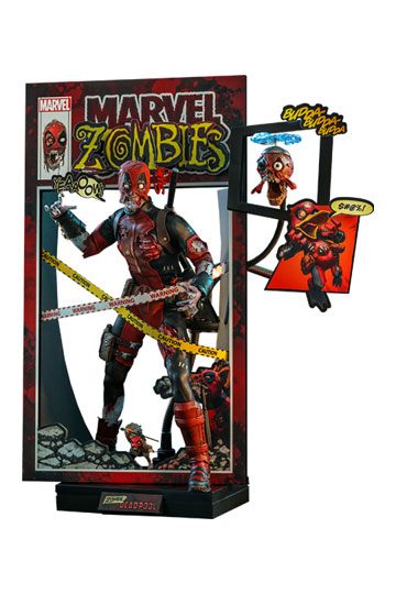 Marvel Zombies Comic Masterpiece Action Figure 1/6 Zombie Deadpool 31 cm