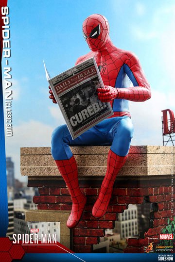 Marvel's Spider-Man Video Game Masterpiece Action Figure 1/6 Spider-Man (Classic Suit) 30 cm