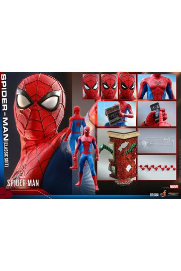Marvel's Spider-Man Video Game Masterpiece Action Figure 1/6 Spider-Man (Classic Suit) 30 cm