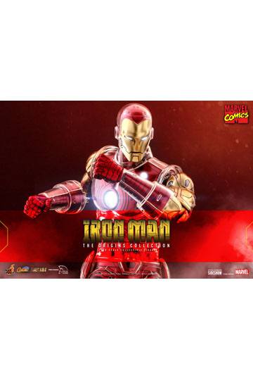 Marvel The Origins Collection Comic Masterpiece Action Figure 1/6 Iron Man 33 cm
