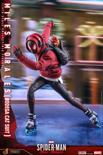 Spider-Man: Miles Morales Videogame Masterpiece Action Figure 1/6 Miles Morales Bodega Cat Suit 29cm