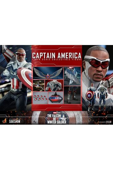 The Falcon and The Winter Soldier Action Figure 1/6 Captain America 30 cm