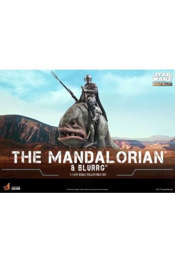 Star Wars The Mandalorian Action Figure 2-Pack 1/6 The Mandalorian & Blurrg 37 cm