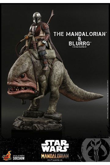 Star Wars The Mandalorian Action Figure 2-Pack 1/6 The Mandalorian & Blurrg 37 cm