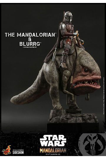 Star Wars The Mandalorian Action Figure 2-Pack 1/6 The Mandalorian & Blurrg 37 cm
