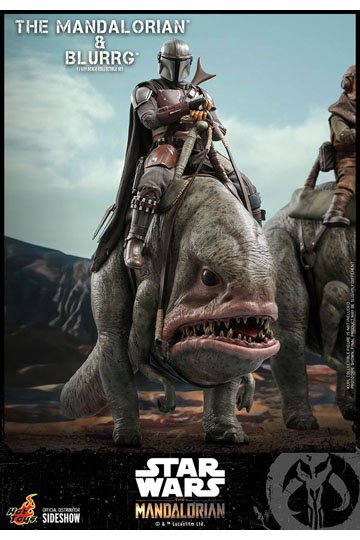 Star Wars The Mandalorian Action Figure 2-Pack 1/6 The Mandalorian & Blurrg 37 cm