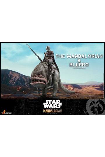 Star Wars The Mandalorian Action Figure 2-Pack 1/6 The Mandalorian & Blurrg 37 cm