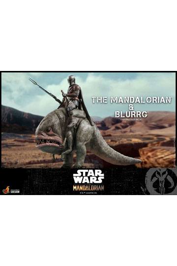Star Wars The Mandalorian Action Figure 2-Pack 1/6 The Mandalorian & Blurrg 37 cm