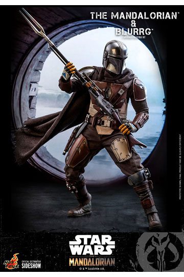 Star Wars The Mandalorian Action Figure 2-Pack 1/6 The Mandalorian & Blurrg 37 cm