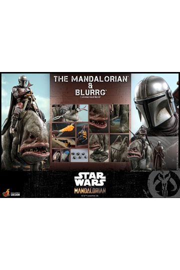 Star Wars The Mandalorian Action Figure 2-Pack 1/6 The Mandalorian & Blurrg 37 cm