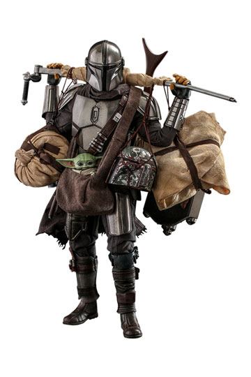 Star Wars The Mandalorian Action Figure 2-Pack 1/6 The Mandalorian & Grogu Deluxe Version 30 cm