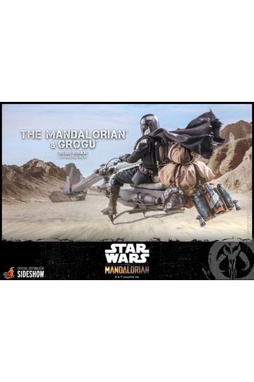 Star Wars The Mandalorian Action Figure 2-Pack 1/6 The Mandalorian & Grogu Deluxe Version 30 cm