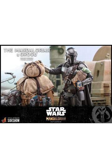 Star Wars The Mandalorian Action Figure 2-Pack 1/6 The Mandalorian & Grogu Deluxe Version 30 cm