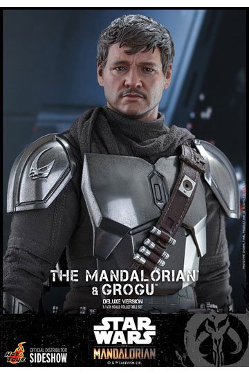 Star Wars The Mandalorian Action Figure 2-Pack 1/6 The Mandalorian & Grogu Deluxe Version 30 cm