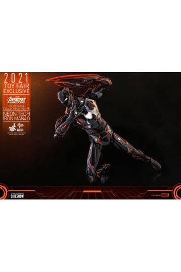 Avengers: Infinity War Action Figure 1/6 Iron Man Neon Tech 4.0 2021 Toy Fair Exclusive 32 cm