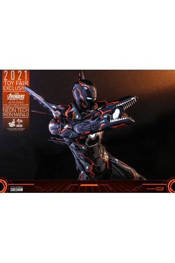 Avengers: Infinity War Action Figure 1/6 Iron Man Neon Tech 4.0 2021 Toy Fair Exclusive 32 cm
