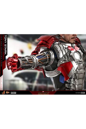 Iron Man 2 Movie Masterpiece Action Figure 1/6 Tony Stark (Mark V Suit Up Version) Deluxe 31 cm
