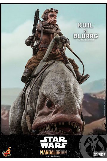 Star Wars The Mandalorian Action Figure 2-Pack 1/6 Kuiil & Blurrg 37 cm