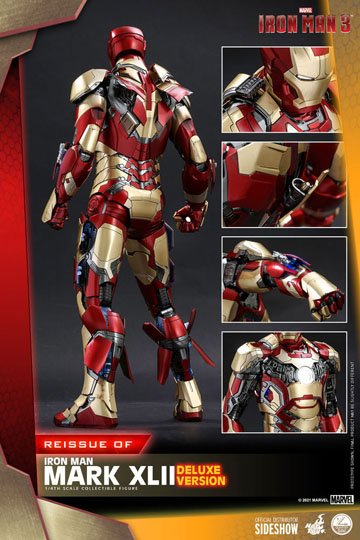 Iron Man 3 Action Figure 1/4 Iron Man Mark XLII Deluxe Ver. 49 cm