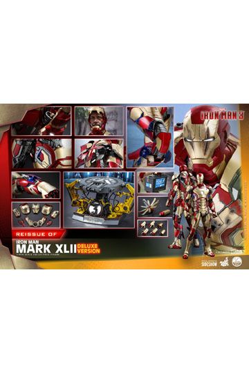 Iron Man 3 Action Figure 1/4 Iron Man Mark XLII Deluxe Ver. 49 cm