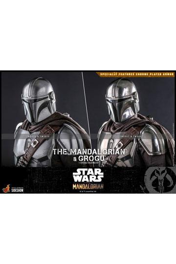 Star Wars The Mandalorian Action Figure 2-Pack 1/6 The Mandalorian & Grogu 30 cm