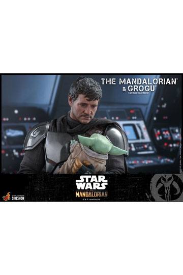 Star Wars The Mandalorian Action Figure 2-Pack 1/6 The Mandalorian & Grogu 30 cm
