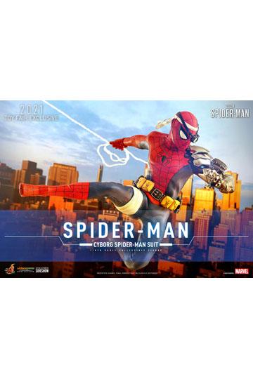 Spider-Man Videogame Masterpiece Action Figure 1/6 Cyborg Spider-Man Suit 2021 Toy Fair Exclusive