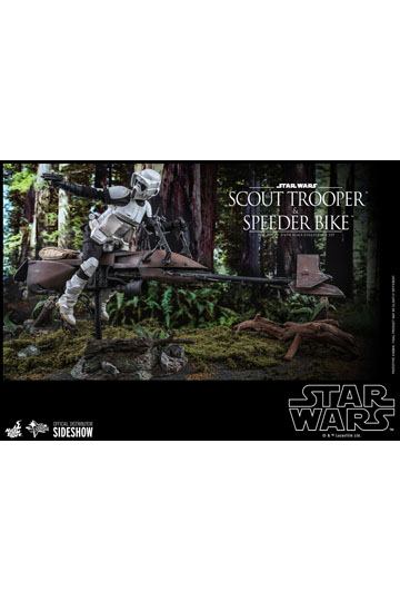 Star Wars Episode VI Action Figure 1/6 Scout Trooper & Speeder Bike 30 cm