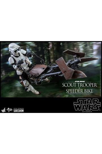 Star Wars Episode VI Action Figure 1/6 Scout Trooper & Speeder Bike 30 cm