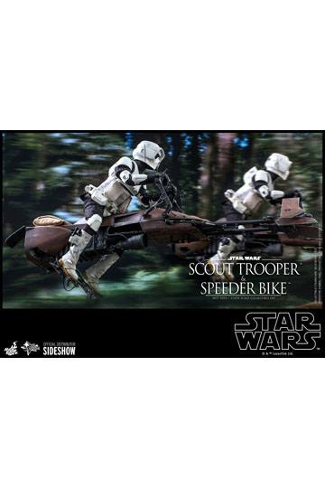 Star Wars Episode VI Action Figure 1/6 Scout Trooper & Speeder Bike 30 cm