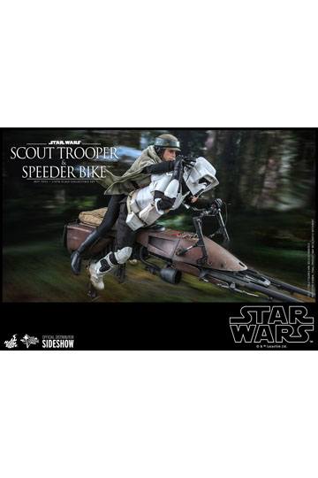 Star Wars Episode VI Action Figure 1/6 Scout Trooper & Speeder Bike 30 cm