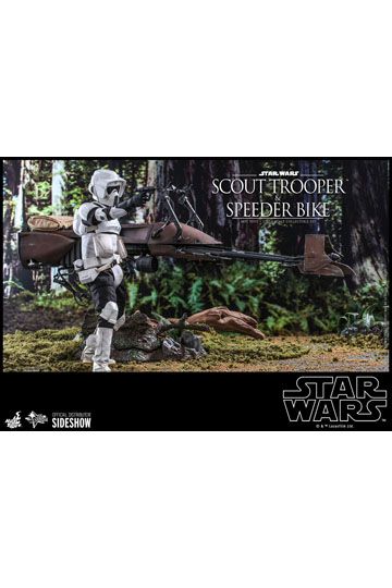 Star Wars Episode VI Action Figure 1/6 Scout Trooper & Speeder Bike 30 cm