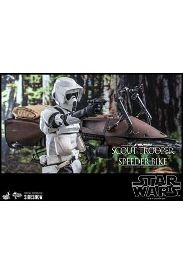 Star Wars Episode VI Action Figure 1/6 Scout Trooper & Speeder Bike 30 cm