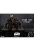 Star Wars The Mandalorian Action Figure 1/6 Boba Fett (Repaint Armor) and Throne 30 cm