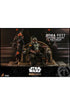 Star Wars The Mandalorian Action Figure 1/6 Boba Fett (Repaint Armor) and Throne 30 cm