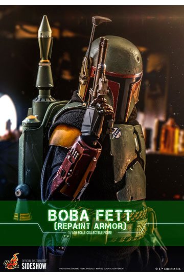 Star Wars The Mandalorian Action Figure 1/6 Boba Fett (Repaint Armor) 30 cm