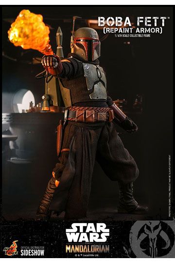 Star Wars The Mandalorian Action Figure 1/6 Boba Fett (Repaint Armor) 30 cm