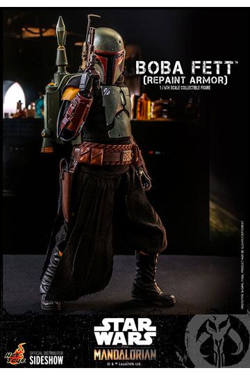 Star Wars The Mandalorian Action Figure 1/6 Boba Fett (Repaint Armor) 30 cm