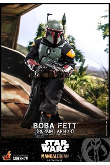 Star Wars The Mandalorian Action Figure 1/6 Boba Fett (Repaint Armor) 30 cm