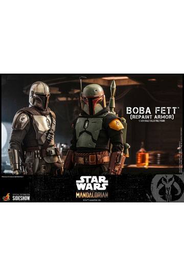 Star Wars The Mandalorian Action Figure 1/6 Boba Fett (Repaint Armor) 30 cm
