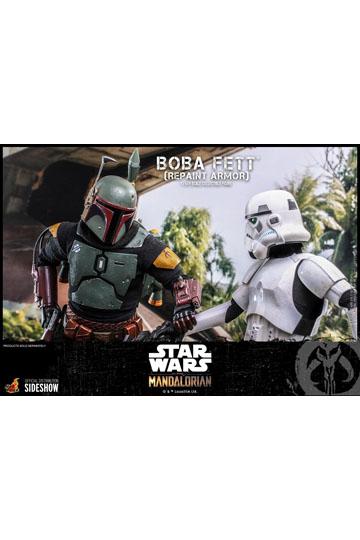 Star Wars The Mandalorian Action Figure 1/6 Boba Fett (Repaint Armor) 30 cm