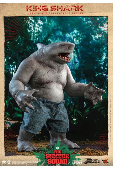 Suicide Squad Movie Masterpiece Action Figure 1/6 King Shark 35 cm