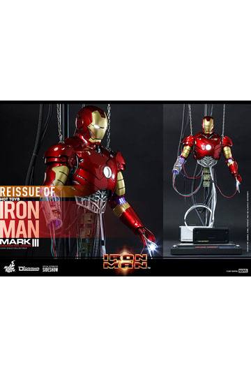 Iron Man Movie Masterpiece Action Figure 1/6 Iron Man Mark III (Construction Version) 39 cm
