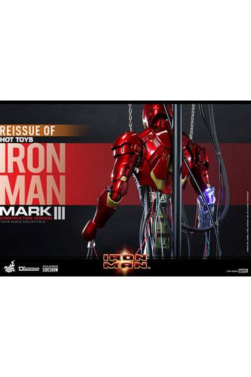 Iron Man Movie Masterpiece Action Figure 1/6 Iron Man Mark III (Construction Version) 39 cm